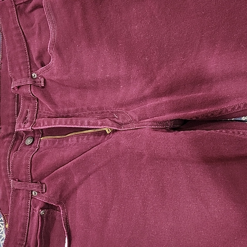 Levi's Men's 514 40x30 Jean's. Dark Burgundy